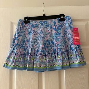 NWT Lilly Pulitzer Taye Skort UPF 50+ M